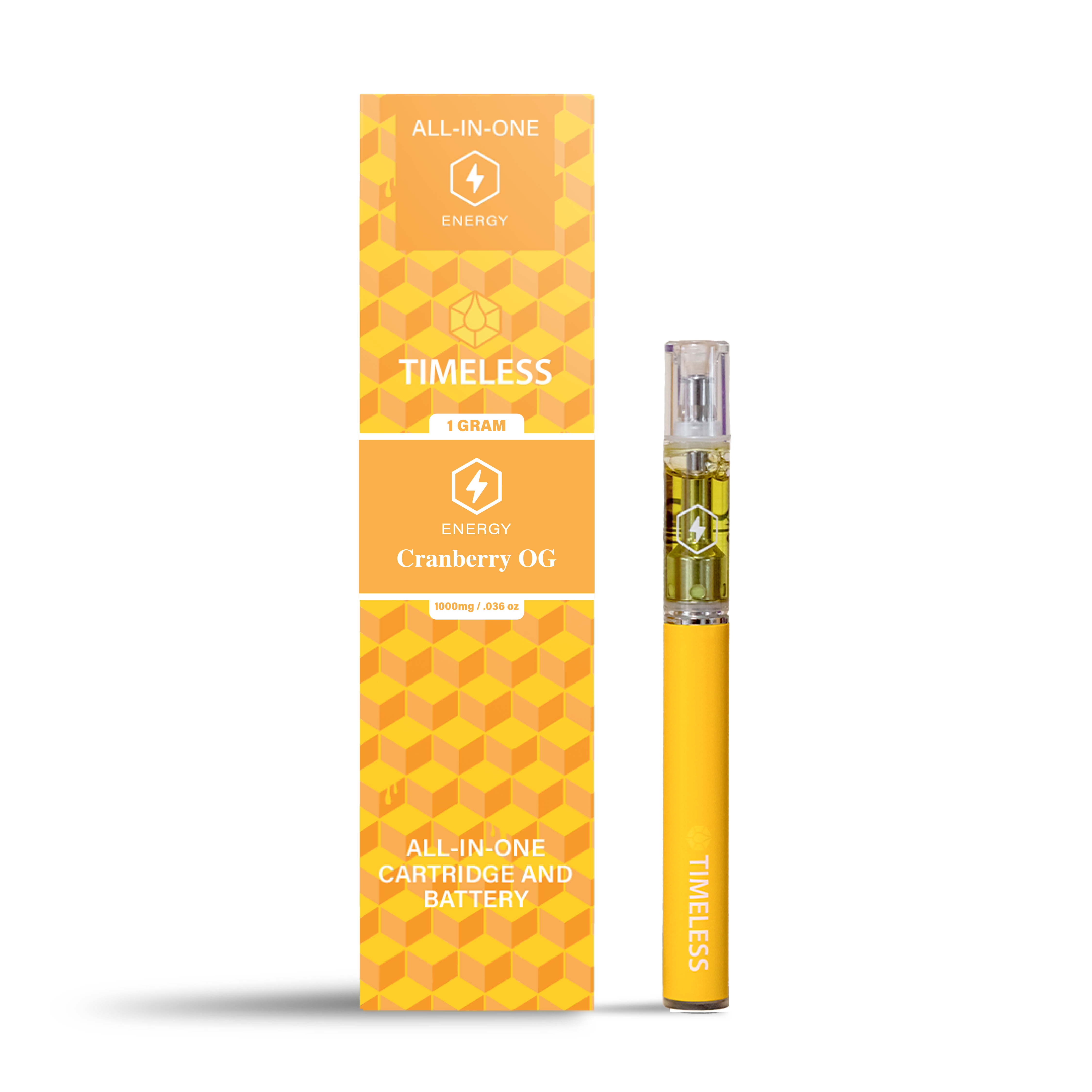 Timeless Cranberry OG All-in-One 1000mg (Energy) - Cartridges