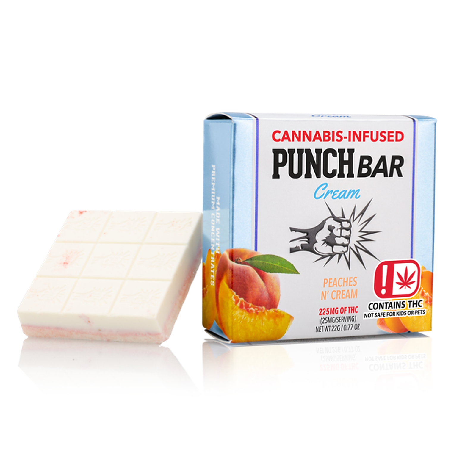 Peaches N' Cream OK 225MG PunchBar - Cbd products