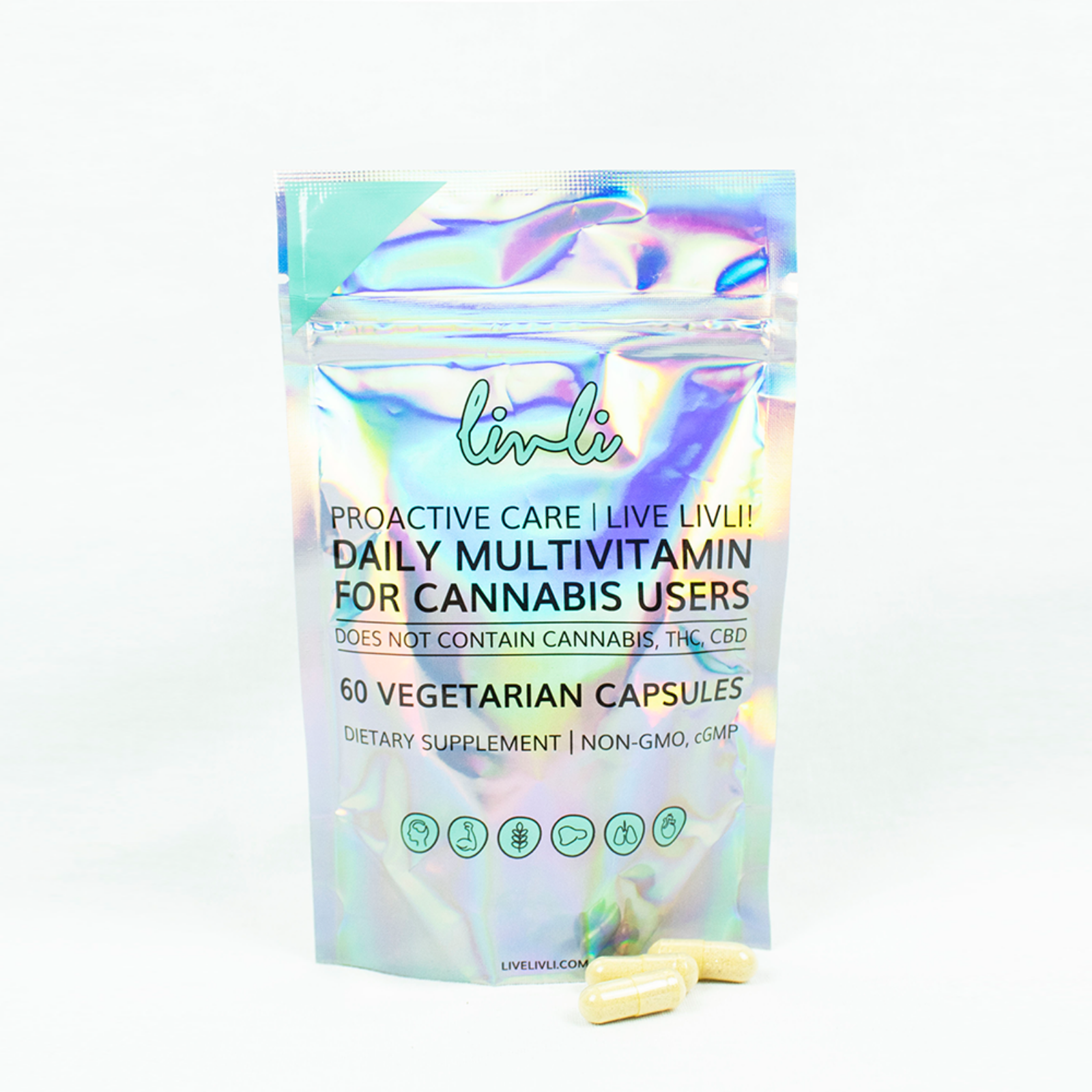 Livli Daily Multivitamin for Cannabis, CBD and THC Users - Cbd products
