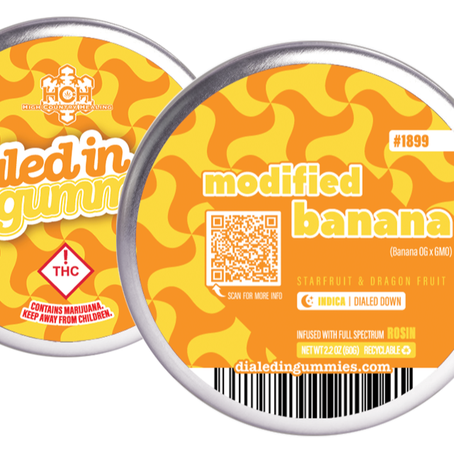 Modified Banana [Batch #1899] Dragon Fruit & Starfruit Flavors | 100mg - Edibles