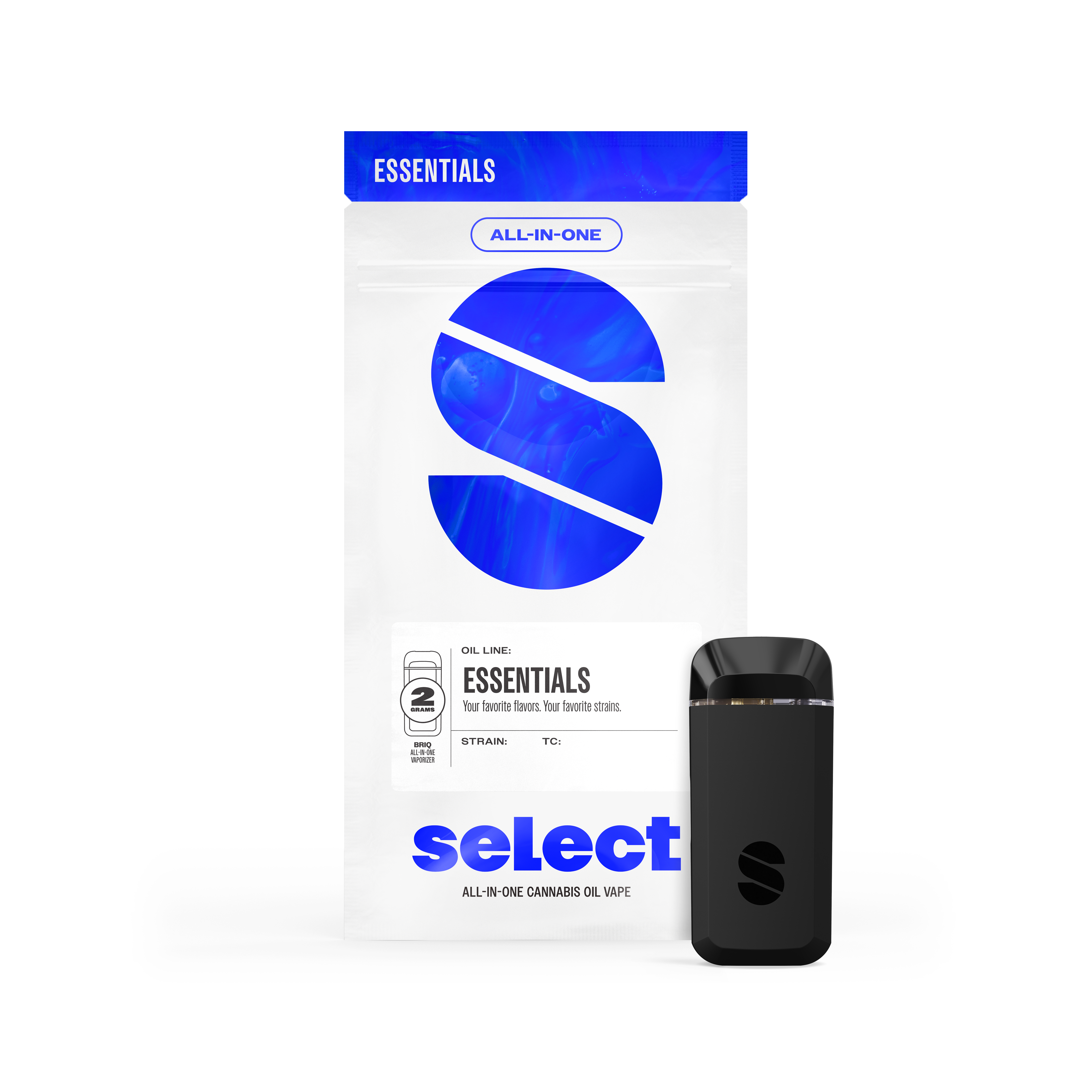 BRIQ Essentials Strawberry Cough All in One | 2g - Cartridges