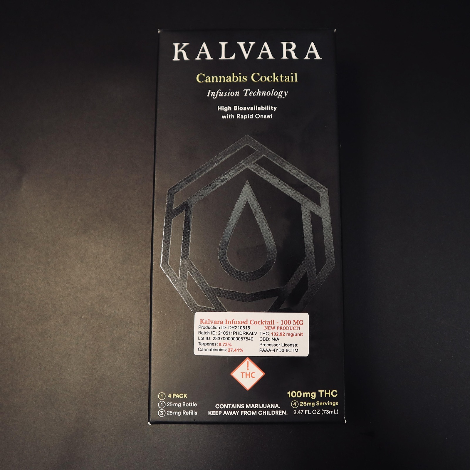 Kalvara THC Infused Cocktail - Cbd products