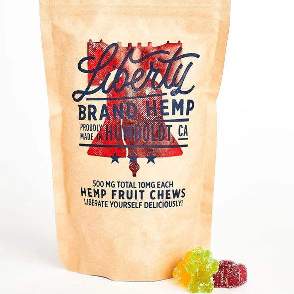 Hemp Fruit Chews 500mg 10-pack - Edibles