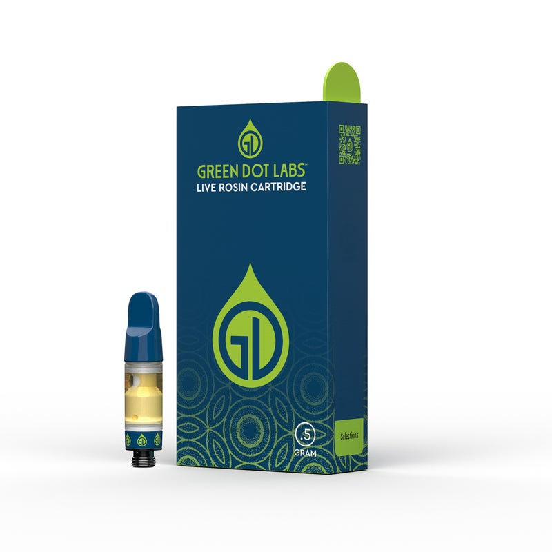 GDL Live Rosin Cart (.5g) | Selections | Sour Power OG - Concentrates