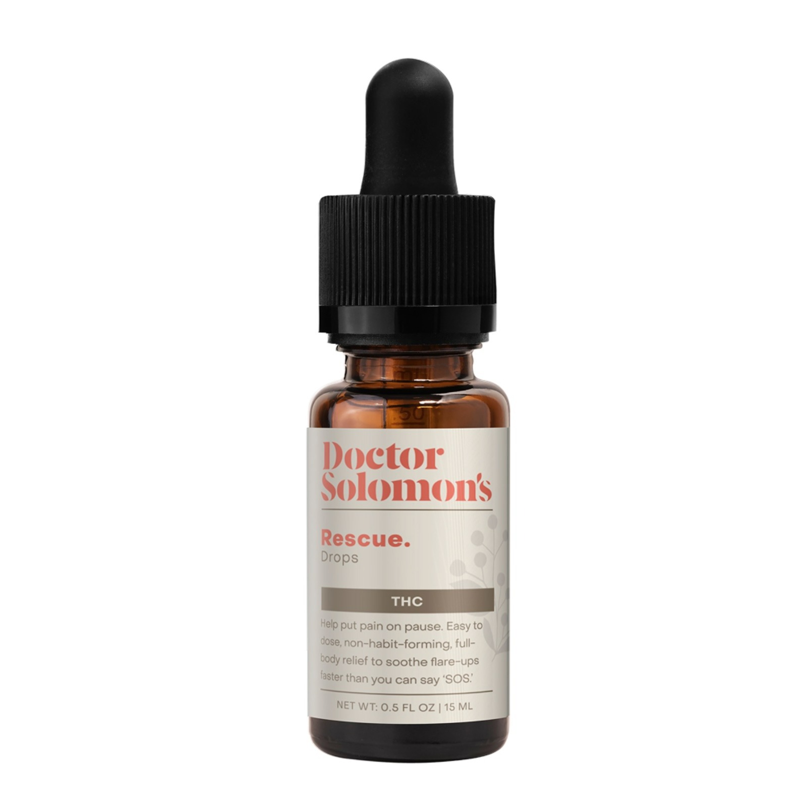 Doctor Solomon's Rescue THC Rich Drops 800mg THC - Cbd products