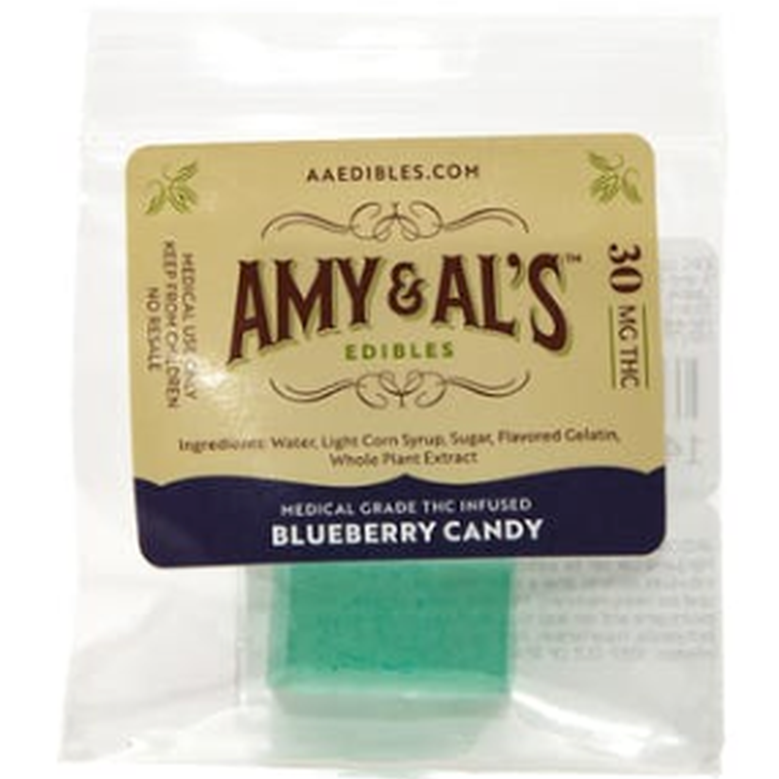 Blueberry Hard Candy 30mg - Edibles