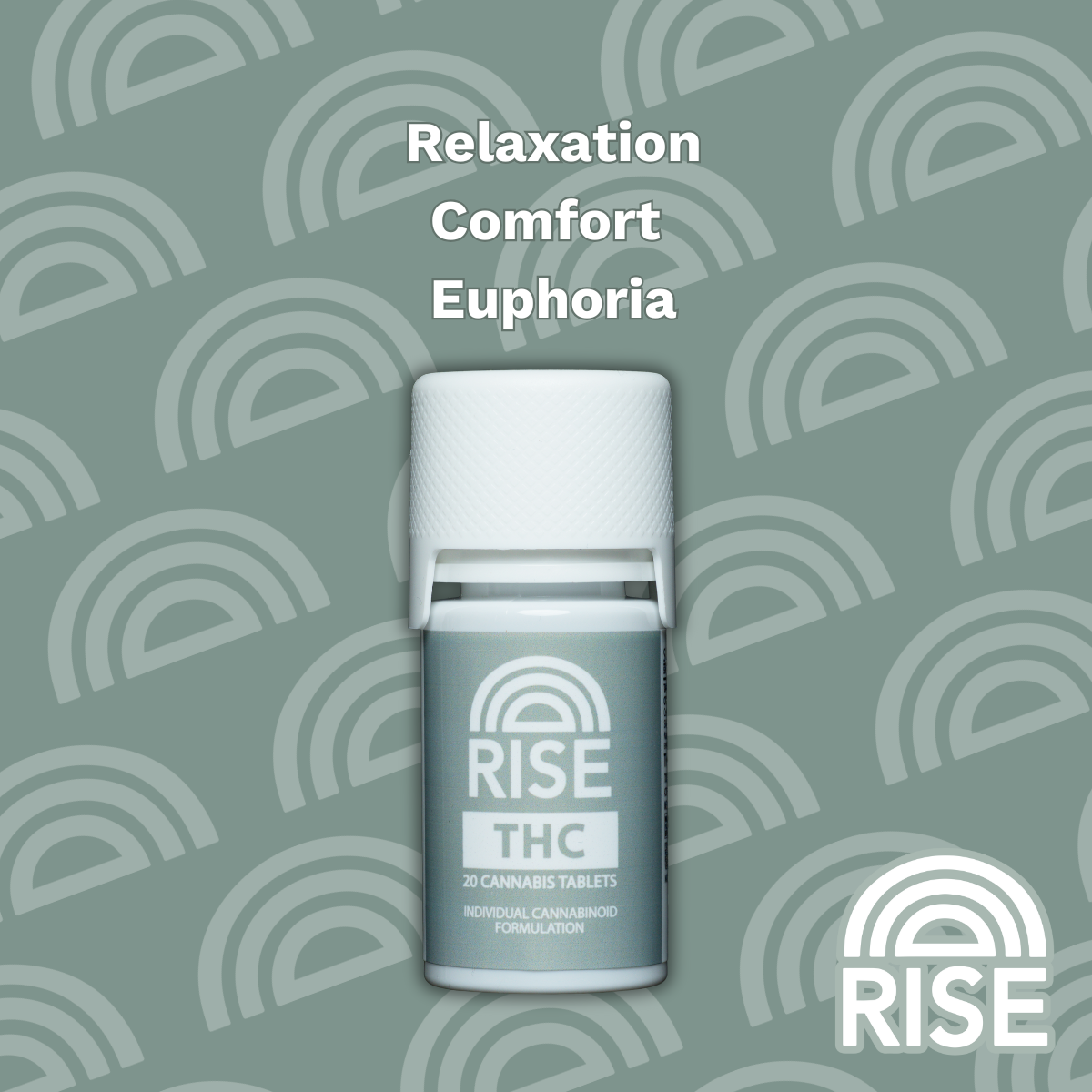 RISE THC Tablets (20 count) - Cbd products