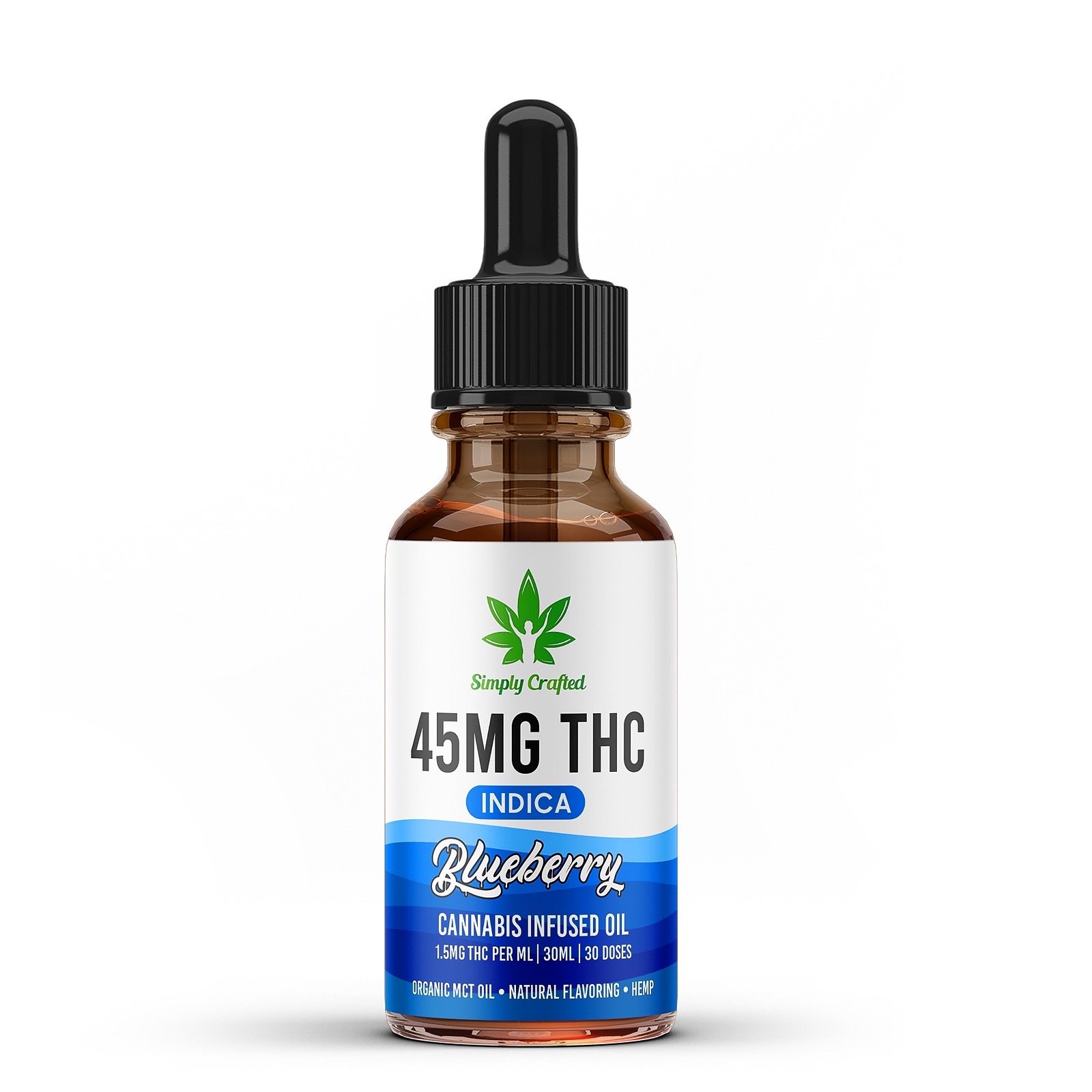 Blueberry THC Tincture | Indica | 30 Doses - Cbd products