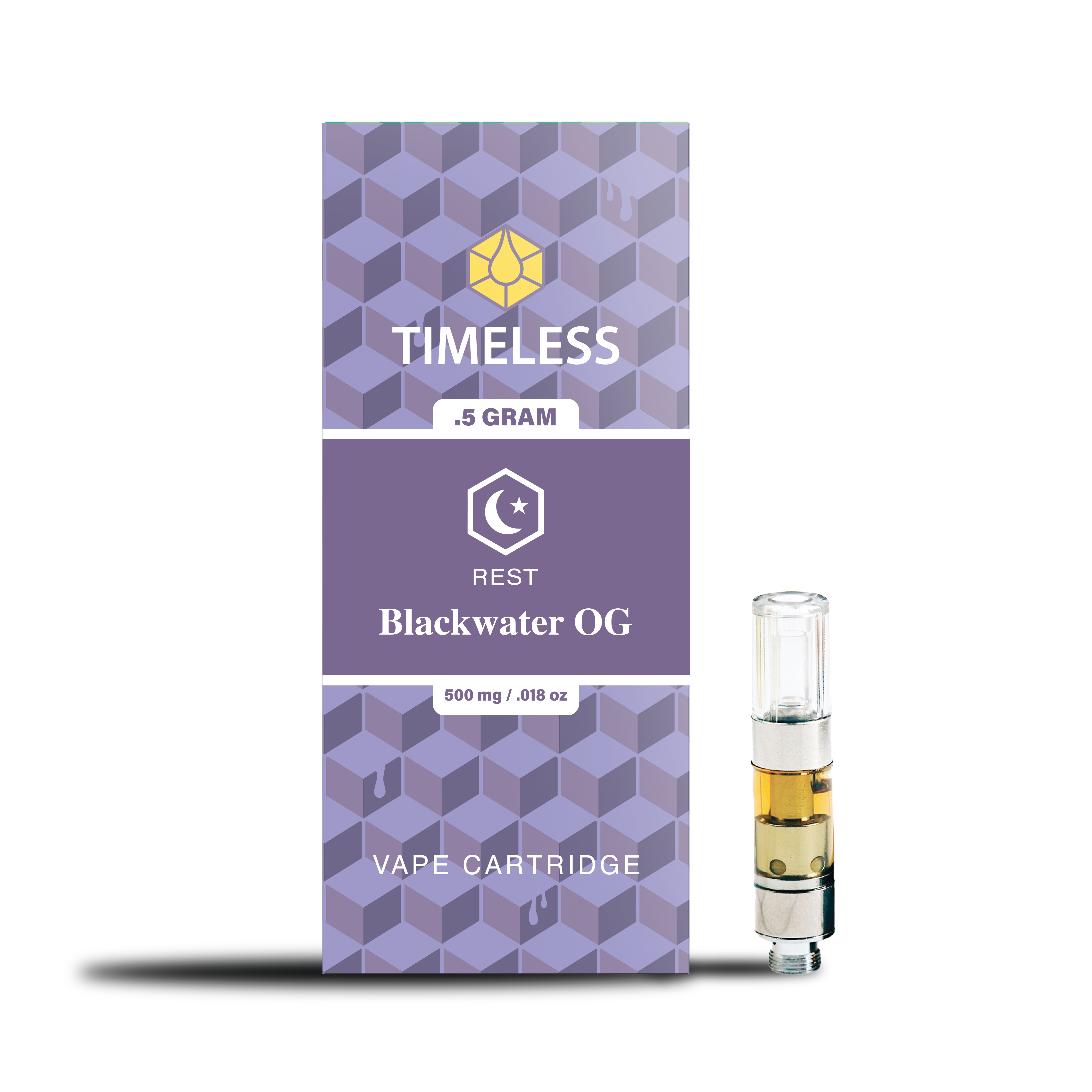 Timeless Blackwater OG 500mg Vape Cartridge (Rest) - Concentrates